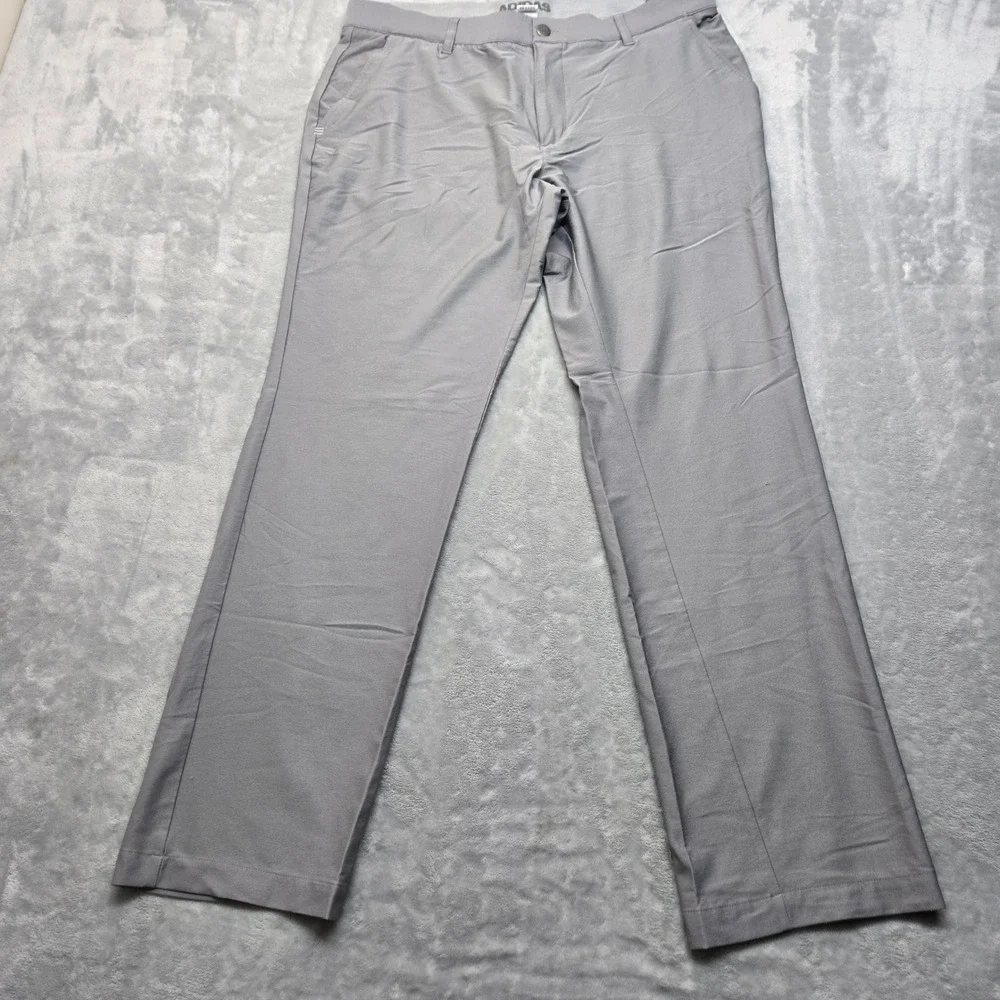 Adidas Ultimate365 Mens Golf Pants Grey 36x34 RN88387 Stretch Performance